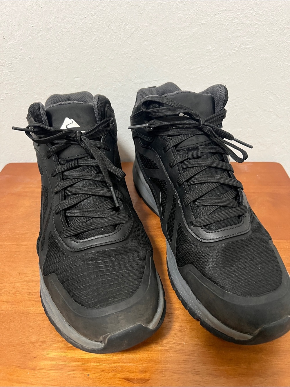 Ozark Trail Black High-Top Athletic Sneakers